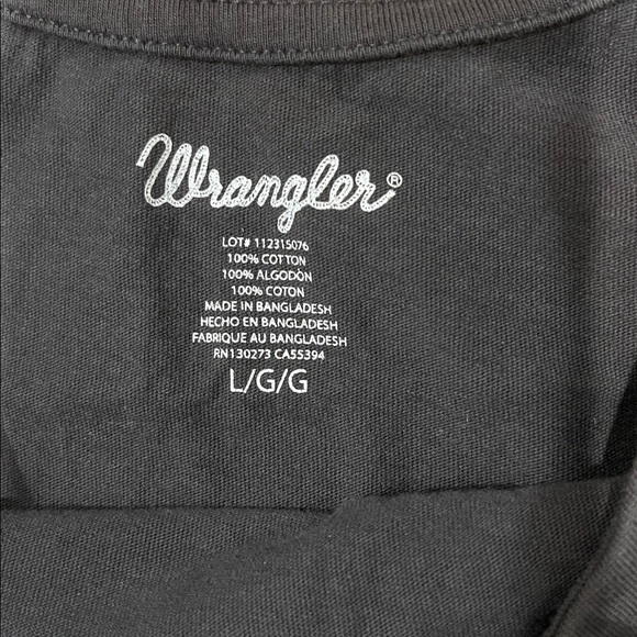 Wrangler Women's Black and White Graphic Tank Top - Picture 2 of 5